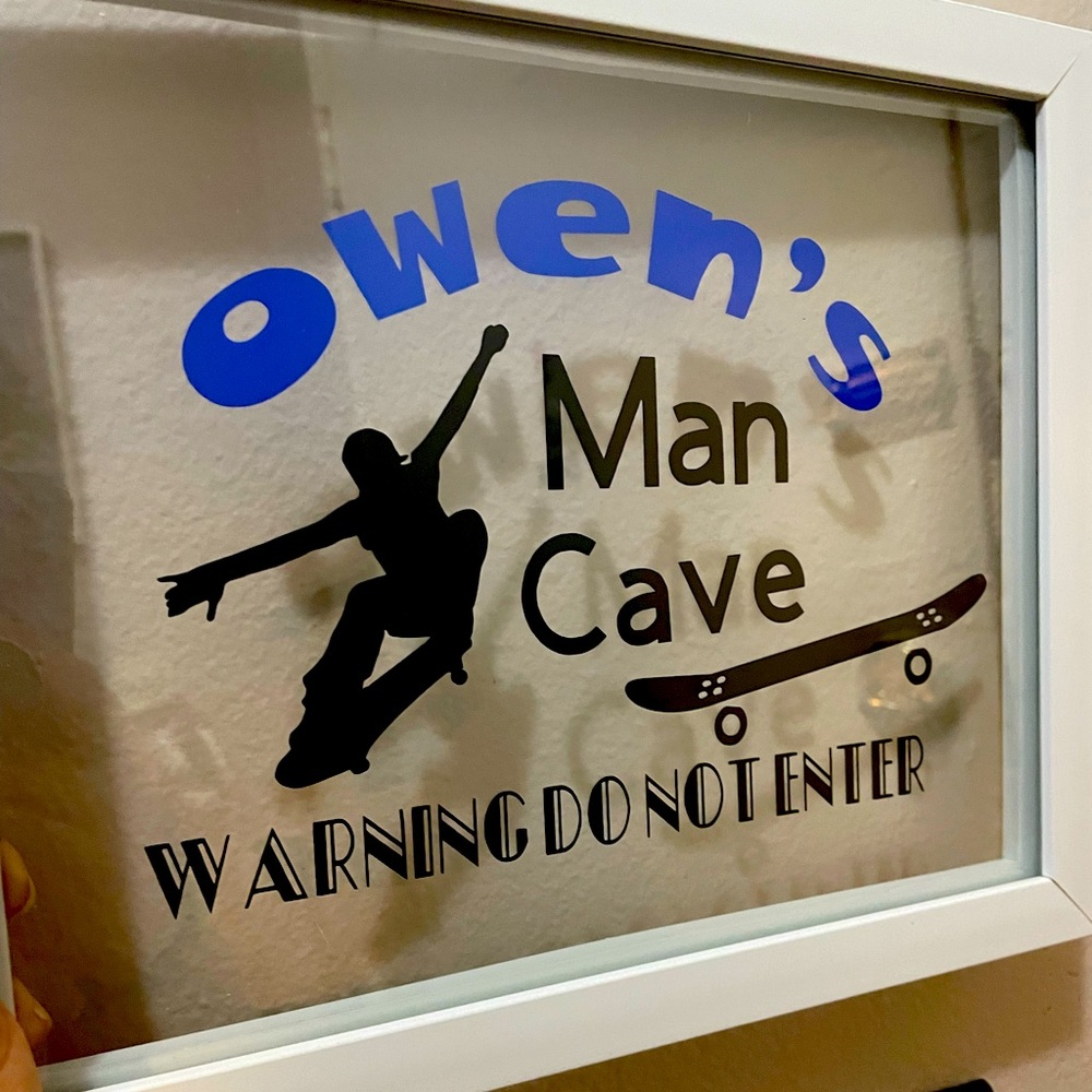 Personalized man cave sign, wall art, home decor